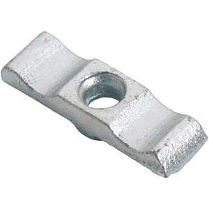 50mm Plain Turn Buttons - Galvanized (Pack of 2)