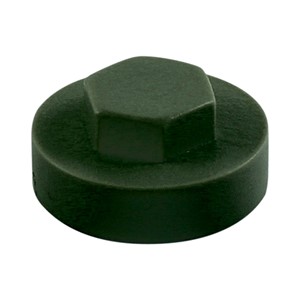 TIMCO Hex Head Cover Caps - Juniper Green 16mm