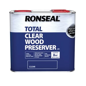 Ronseal Trade Total Wood Preserver Clear 2.5L