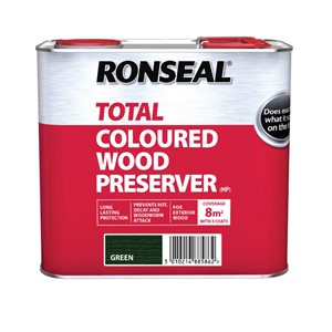 Ronseal Trade Total Wood Preserver Green 2.5L