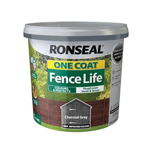 Ronseal One Coat Fence Life Charcoal Grey 5L