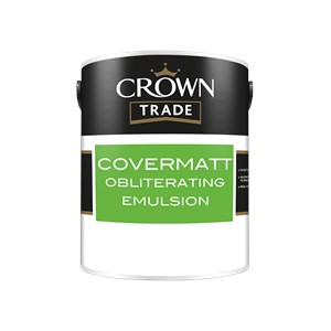 Crown Covermatt Emulsion - White - 5L