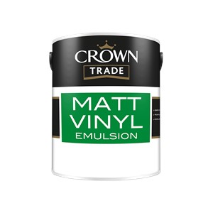 Crown Vinyl Matt Emulsion - Brilliant White - 5L