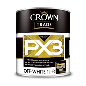 Crown PSB Stain Block Primer - White - 1L
