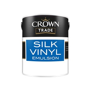 Crown Vinyl Silk Emulsion - Brilliant White - 2.5L