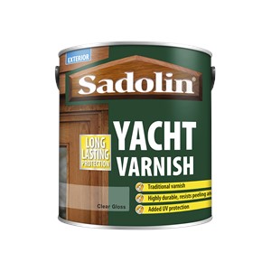 Sadolin Yacht Varnish - Clear Gloss - 2.5L
