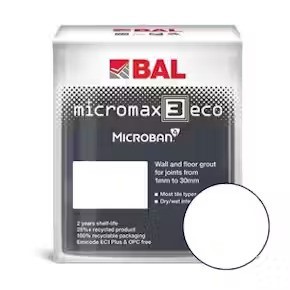 BAL Micromax3 Grout White