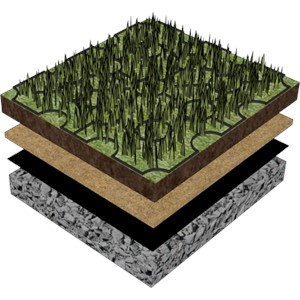 Eco Parking Grassgrid 40mm Black 1m x 1m
