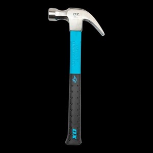 OX Pro Fibreglass Handle Claw Hammer - 20 oz
