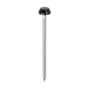 TIMCO Polymer Headed Pins - A4 Stainless Steel - Mahogany 40mm