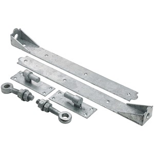 450mm Adjustable Bands & Hooks on Plates - Galvanized
