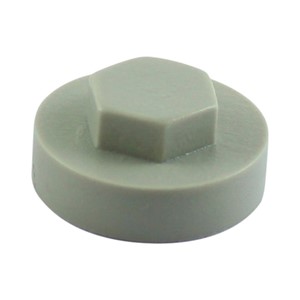 TIMCO Hex Head Cover Caps - Goosewing Grey 16mm
