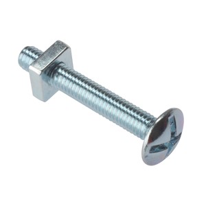 Roofing Bolts ZP M6 X 100mm Bag (10)