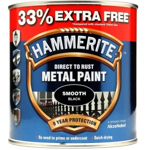 Hammerite Smooth Black 1l