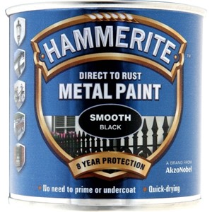 Hammerite Smooth Finish Black 250ml