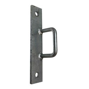Galvanised Staple On Elongated Plate