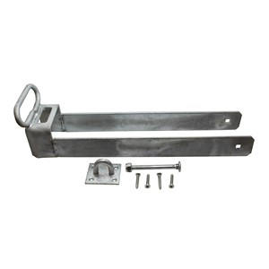 457MM Galvanised Lockable Throw Over Loop And Handle