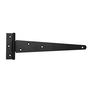 254MM Black Medium Tee Hinge Pair