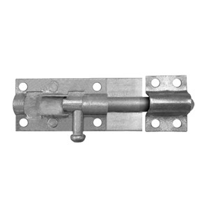 101MM Galvanised / Zinc Plated Tower Bolt
