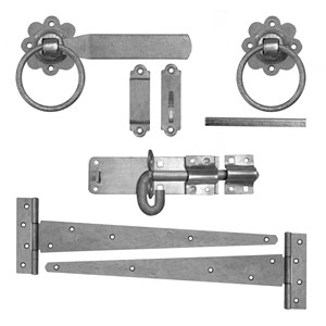 Gate Set B Complete With Ring Gate Latch Galvanised