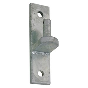 19mm Hook on Oblong Plate - Galvanized