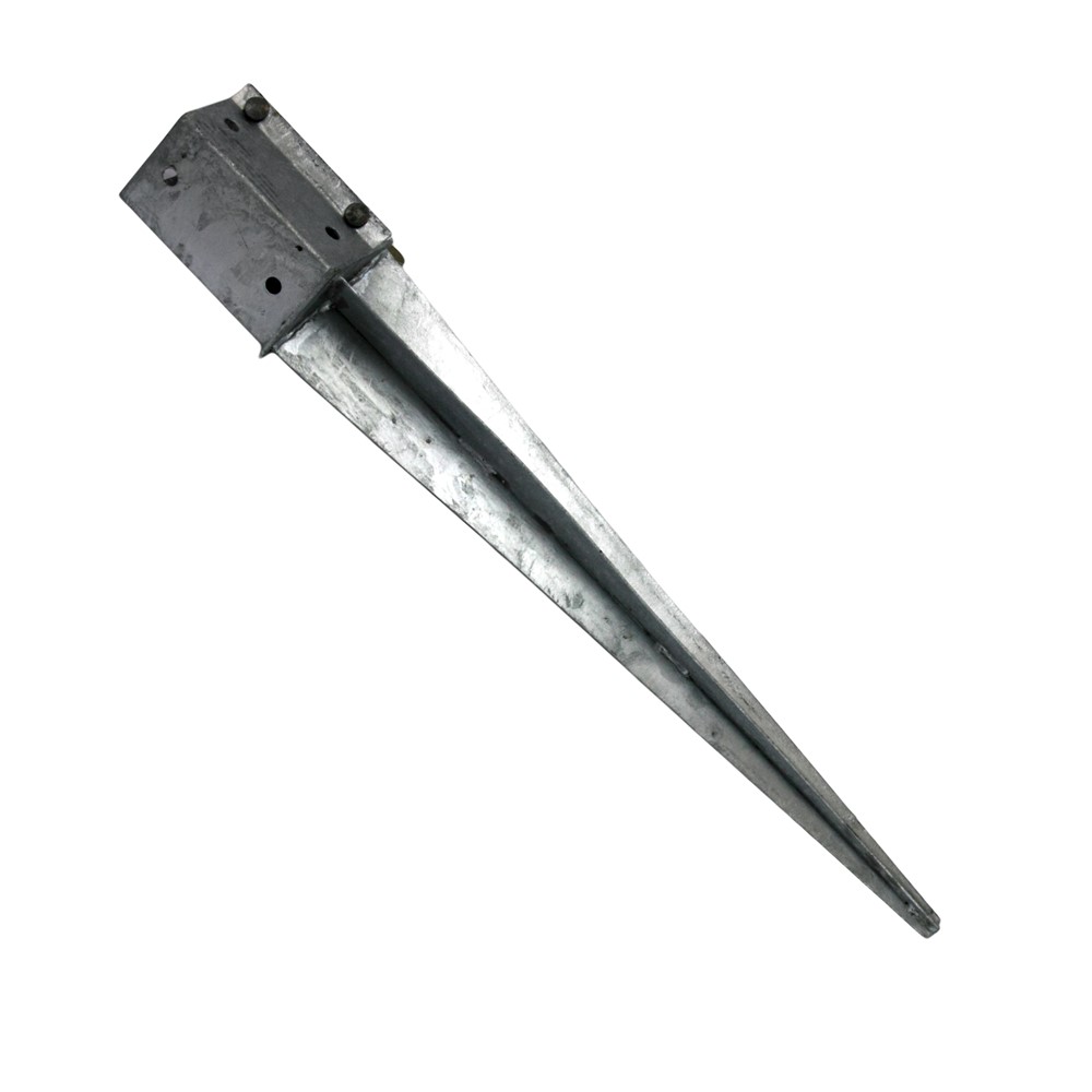 100MM Galvanised Post Support Spike 750MM