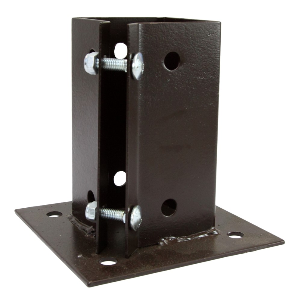 70MM Brown Post Support Bolt Down