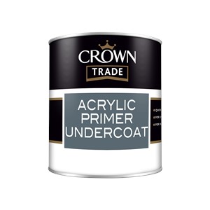 Crown Acrylic Primer Undercoat - White - 1L