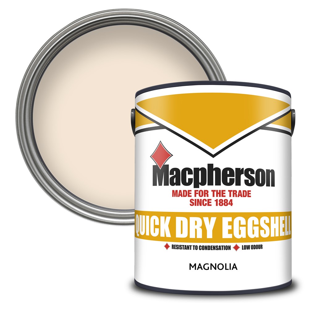 Macpherson Quick Dry Eggshell Magnolia 5L