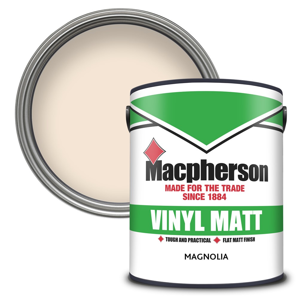 Macpherson Vinyl Matt Emulsion Magnolia 5L