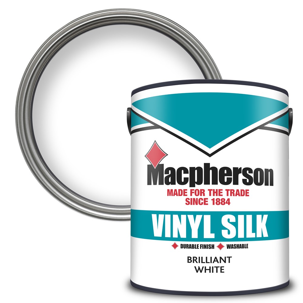 Macpherson Vinyl Silk Emulsion Brilliant White 5L