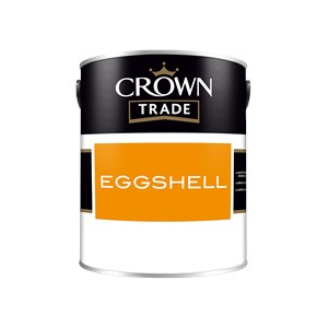 Crown Trade Eggshell - White - 5L