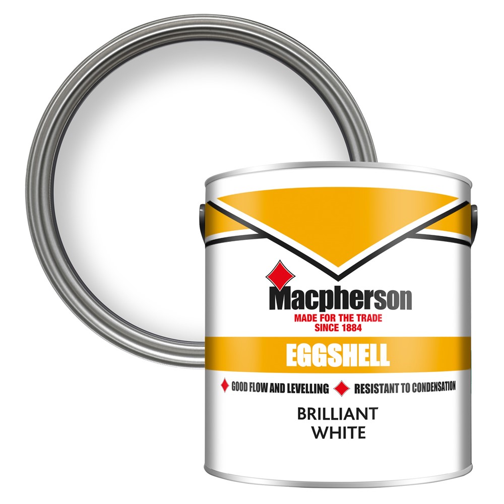 Macpherson Eggshell Brilliant White 2.5L