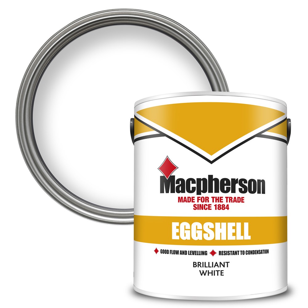 Macpherson Eggshell Brilliant White 5L