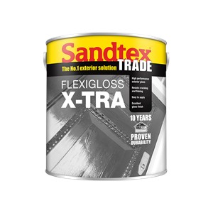 Sandtex Xtra Flexi Gloss - Black - 1L