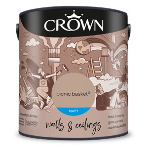 Crown Matt Emulsion Picnic Basket 2.5L