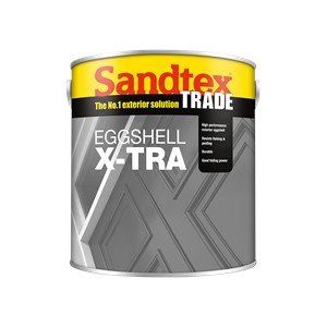 Sandtex Eggshell X-Tra - White - 2.5L