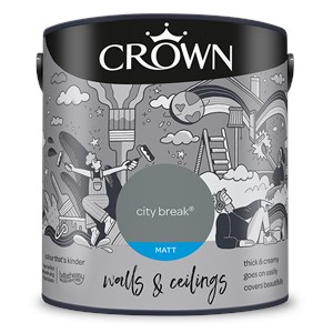 Crown Matt Emulsion City Break 2.5L