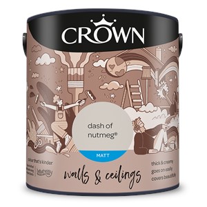 Crown Matt Emulsion Dash Of Nutmeg 2.5L