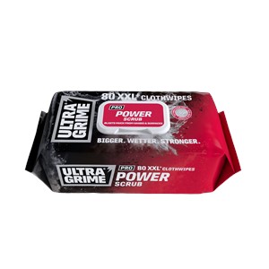 Ultra Grime XXL Power Scrub Wipes x100