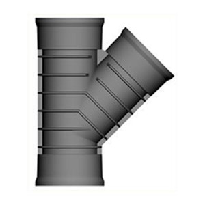 Twinwall 300mm/300mm Junction 45 Deg