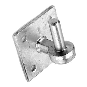 19MM Pin Galvanised Gate Hanger On 100MM Sq Plate