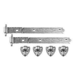 457MM Galvanised Heavy Reversible Hinge Pair