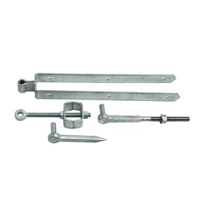 609MM Galvanised Adjustable Field Gate Set Drive / Bolt Hooks
