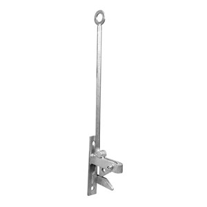 Galvanised Hunting Gate Latch Straightt Handlee