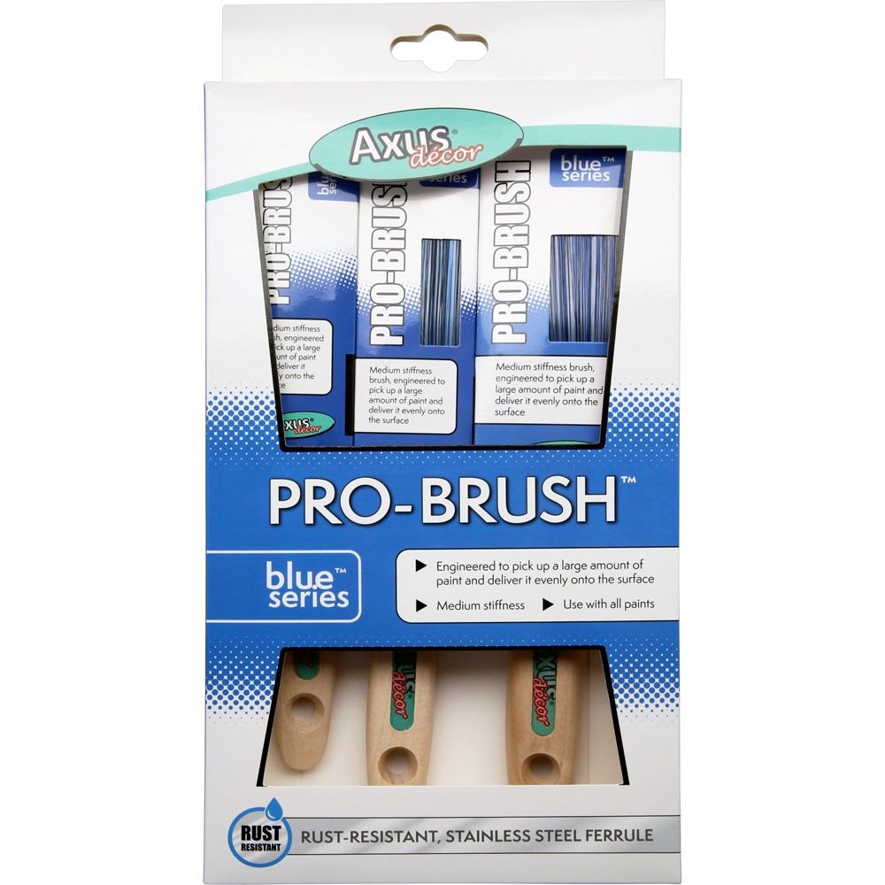 Axus Pro-Brush Set Blue Series Paint Brushes 1