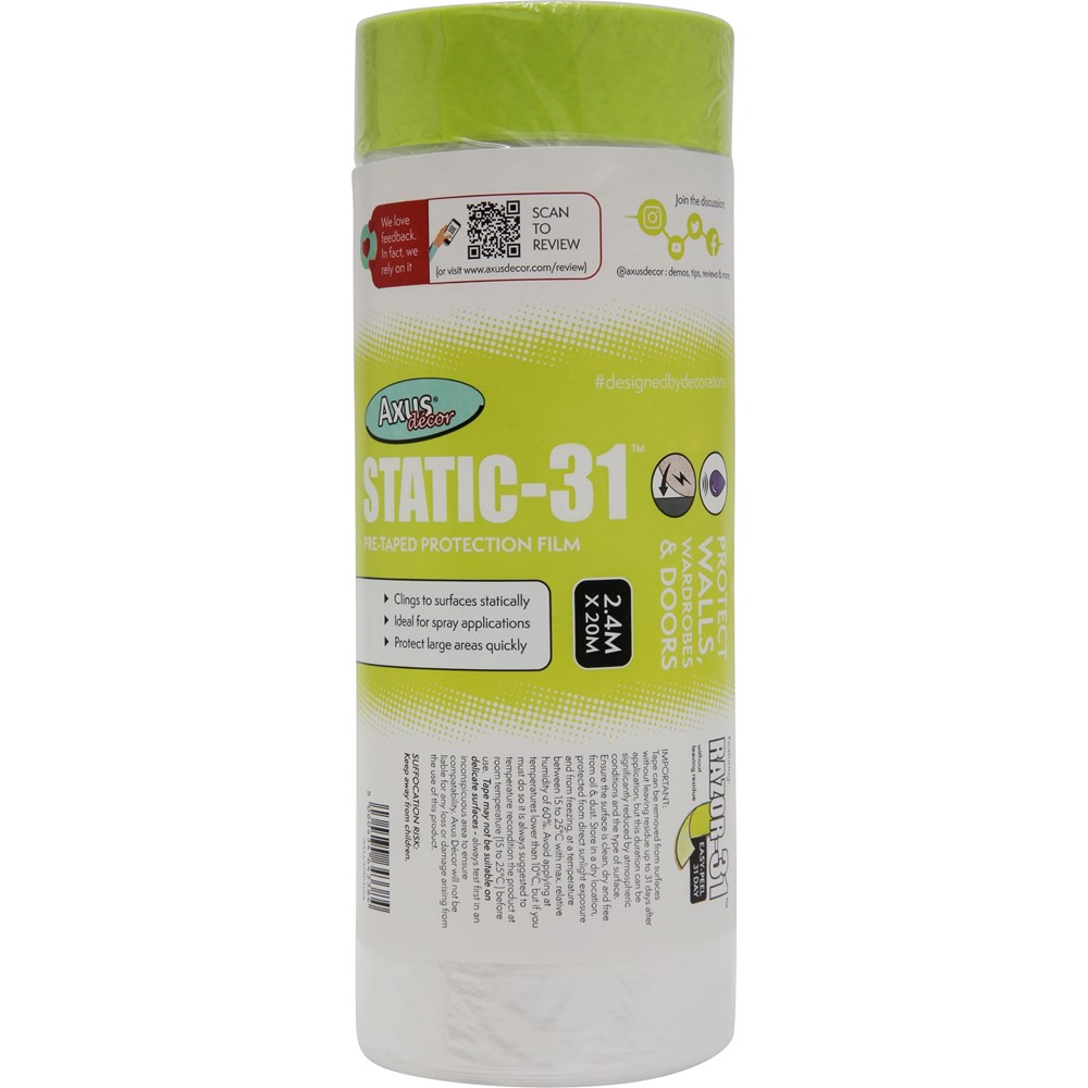 Axus Static-31 Protection Film 20m X 2.4m