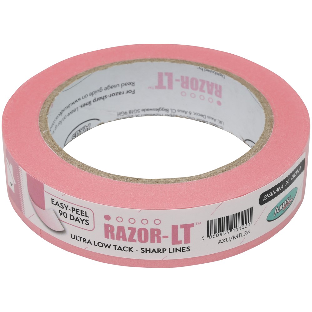 Axus Razor-LT Ultra Low Tack Tape 24mm X 40m