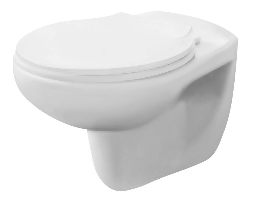 Wall Hung Toilet Pan – Gloss White – (Seat Supplied Separately)