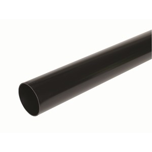 68mm Rainwater Pipe 2.5M Black